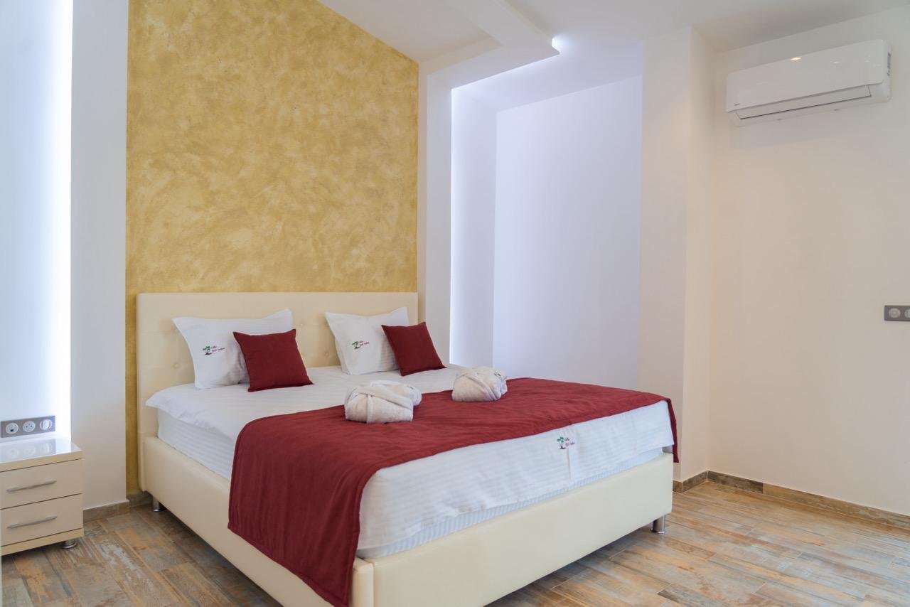 Bright Ulcinj property with wood floors, stylish bed, and modern decor&mdash;exclusive listing by immorenta.me, Ekosphere doo.