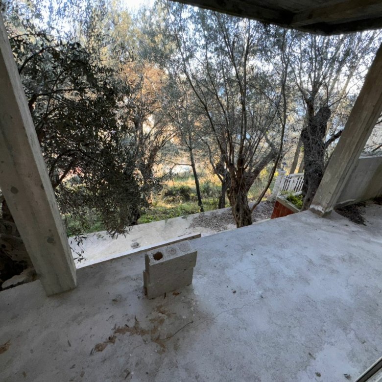 Under-construction balcony with scenic woodland views in Ulcinj, Montenegro&mdash;prime investment from ekosphere doo on immorenta.me.