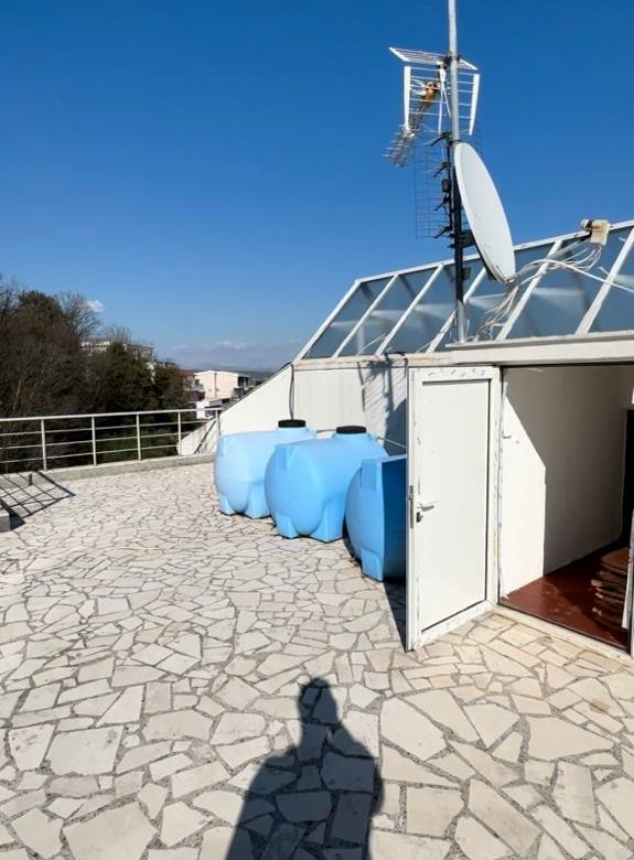 Stunning Ulcinj rooftop with tiled flooring, glass-roofed lounge, utilities & panoramic views&mdash;exclusive at immorenta.me by Ekosphere.