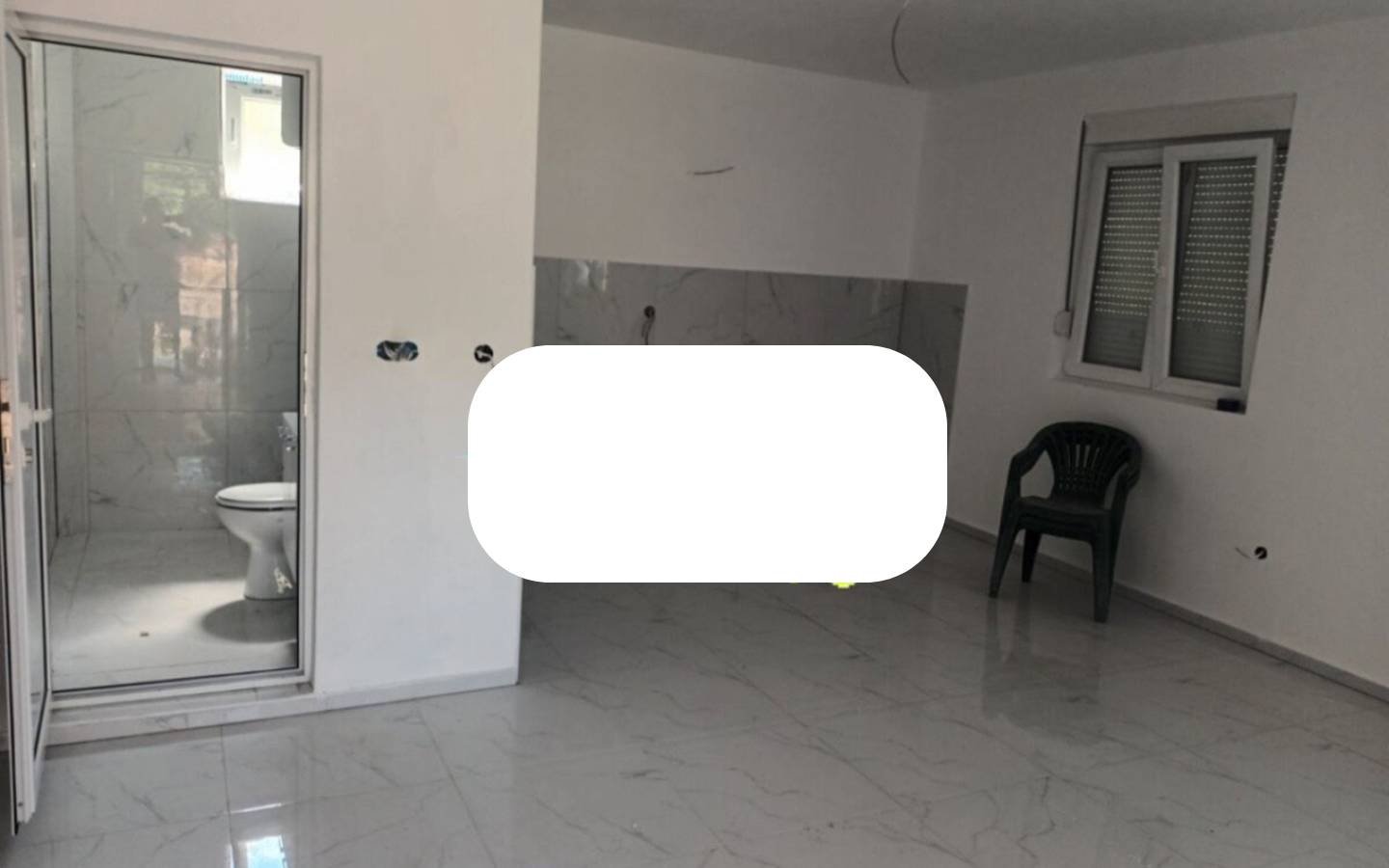 Elegant, minimalistic Ulcinj property with premium marble floors, glassed bathroom&mdash;exclusive listing at immorenta.me by ekosphere doo.