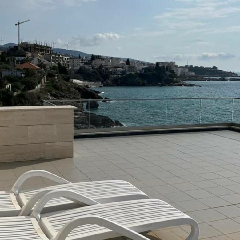 Luxury tiled terrace with sea views in Ulcinj, Montenegro&mdash;prime investment property via immorenta.me by Ekosphere doo.