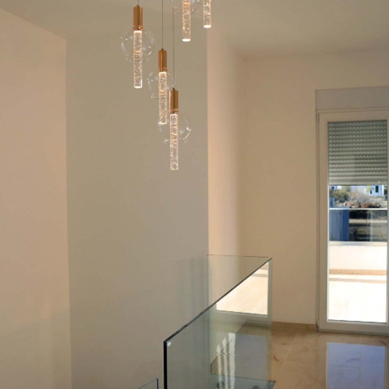 Experience luxury living in Ulcinj, Montenegro with this modern villa&mdash;glass railings, marble floors, designer lighting. Listed on immorenta.me by ekosphere doo.