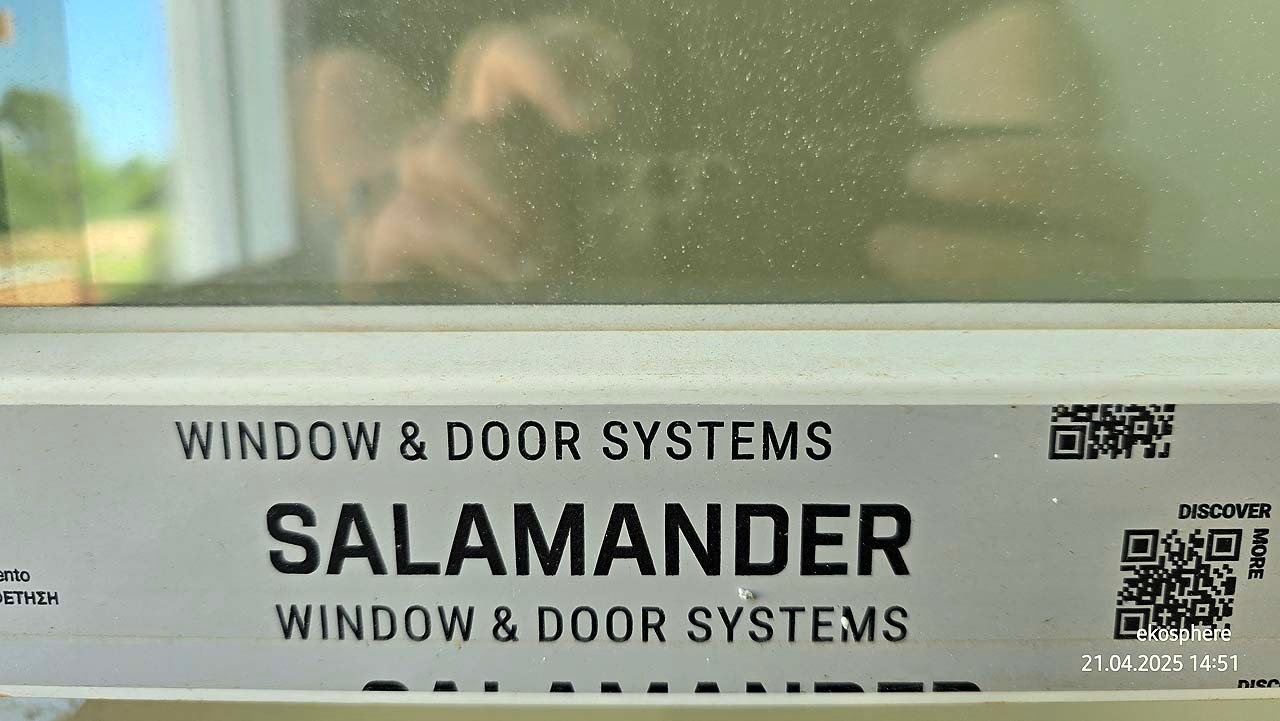 Premium SALAMANDER window system with QR code, Ulcinj Montenegro&mdash;ideal for property investment via immorenta.me by ekosphere.