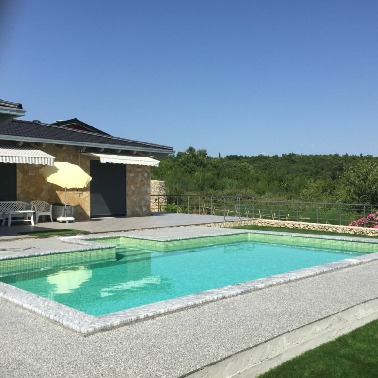 Stunning Ulcinj villa with private pool, stone patio, shaded terrace & iconic views&mdash;exclusive on immorenta.me by ekosphere doo.