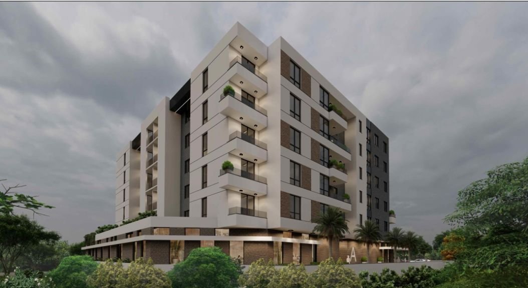 Stylish multi-story apartments in Ulcinj, Montenegro, with balconies, greenery, and ekosphere-inspired design&mdash;exclusive on immorenta.me.