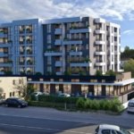 Modernes Apartmentgeb&auml;ude in Ulcinj mit Balkonen, Gr&uuml;nfl&auml;chen, Parkpl&auml;tzen; erstklassige Immobilien von ekosphere doo auf immorenta.me.