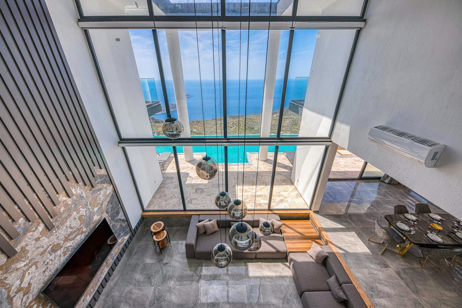 Seaside Villas in Ulcinj 10 Modern villa interior overlooking the sea — Ulcinj Montenegro