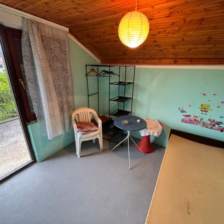 Charming Ulcinj room with balcony, mint walls, wood ceiling&mdash;prime investment on immorenta.me by Ekosphere doo.