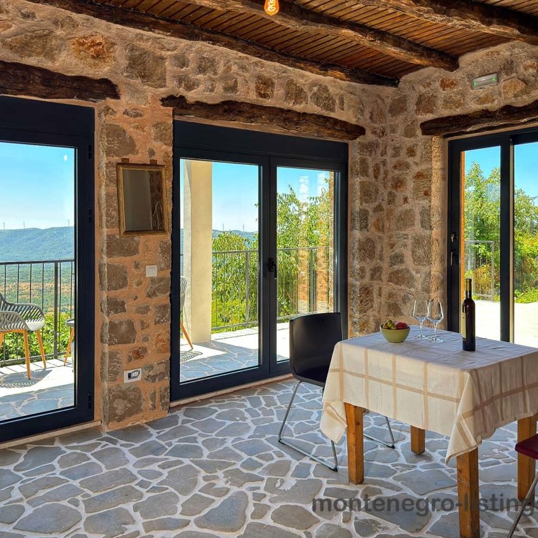 FAQ - Discover a sunlit stone-walled Ulcinj home with glass doors, balcony, and countryside views. Exclusive at immorenta.me by ekosphere doo.