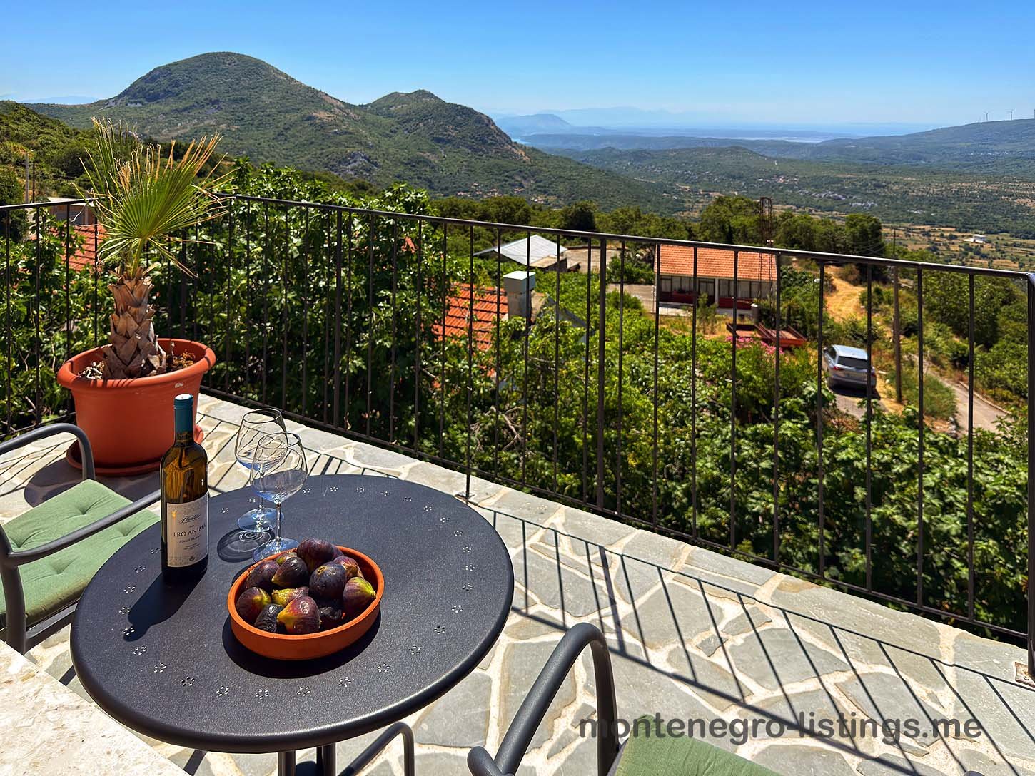 Elegant stone terrace with scenic hill views in Ulcinj, Montenegro&mdash;exclusive property by immorenta.me (ekosphere doo).