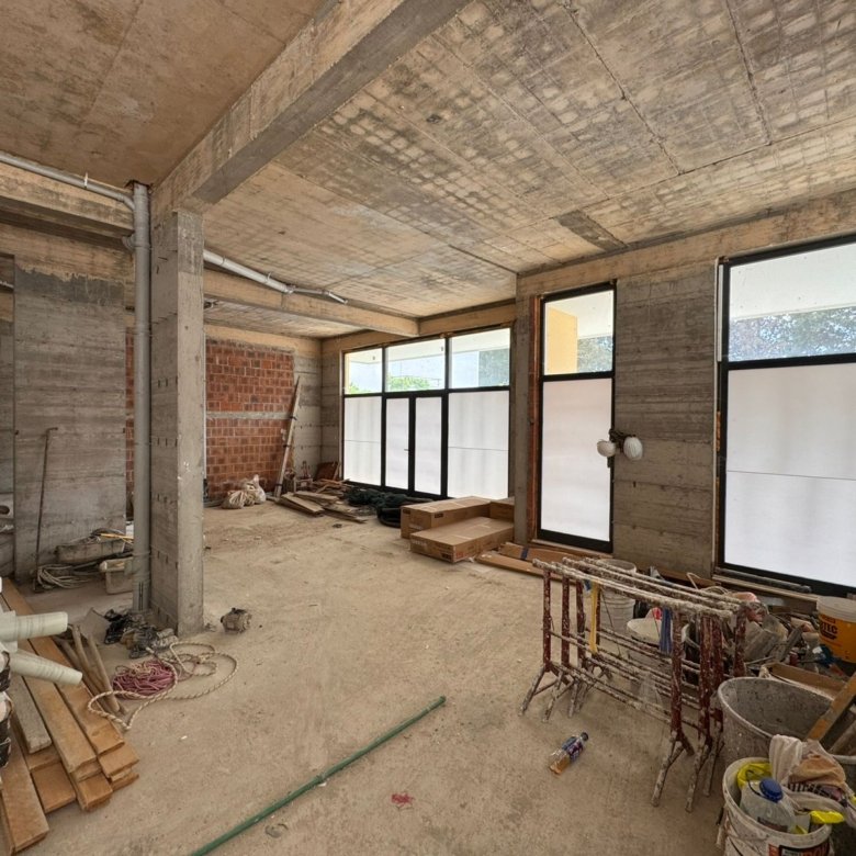 Modern Ulcinj property under construction with large windows, premium insulation, and quality materials&mdash;exclusive at immorenta.me.