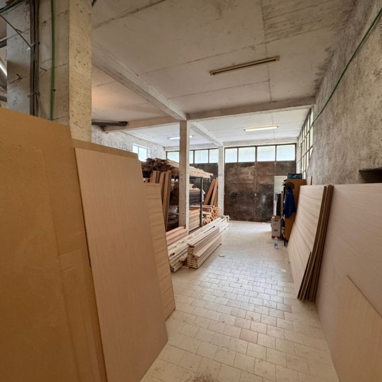 Spacious Ulcinj workshop for sale: bright, tiled interior with concrete finishes&mdash;ideal property investment at immorenta.me by ekosphere doo.