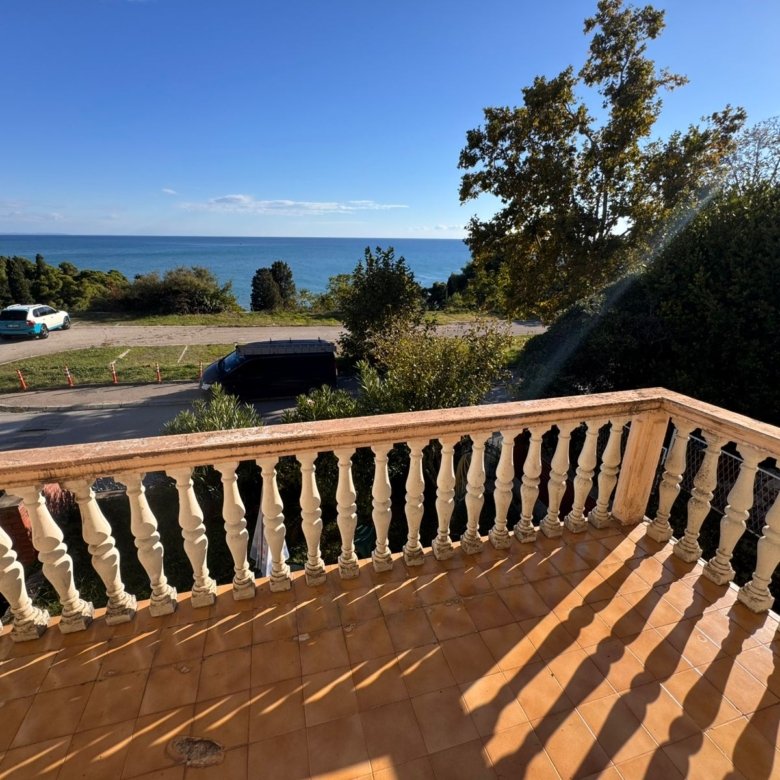 Stunning tiled balcony in Ulcinj, Montenegro with sea views&mdash;prime real estate from immorenta.me by ekosphere doo.