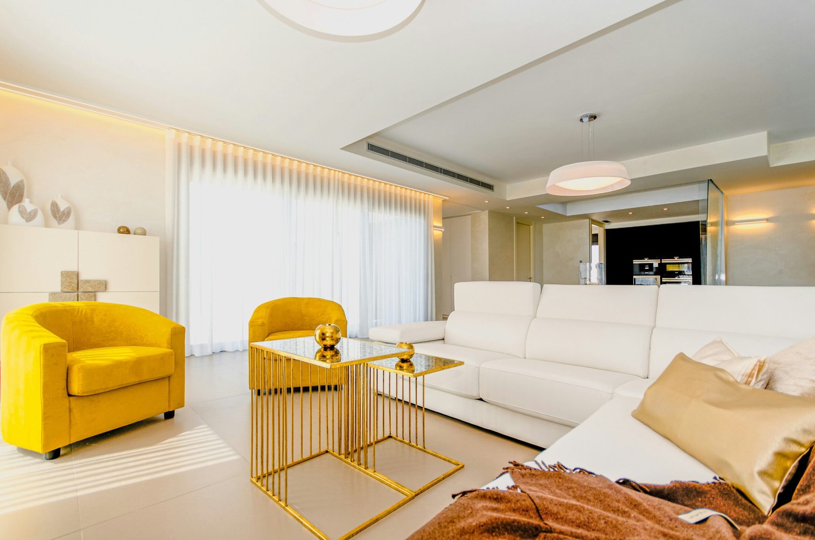 Project - Stunning Ulcinj apartment: bright living room, elegant sectional, chic accents&mdash;prime investment on immorenta.me by ekosphere doo.